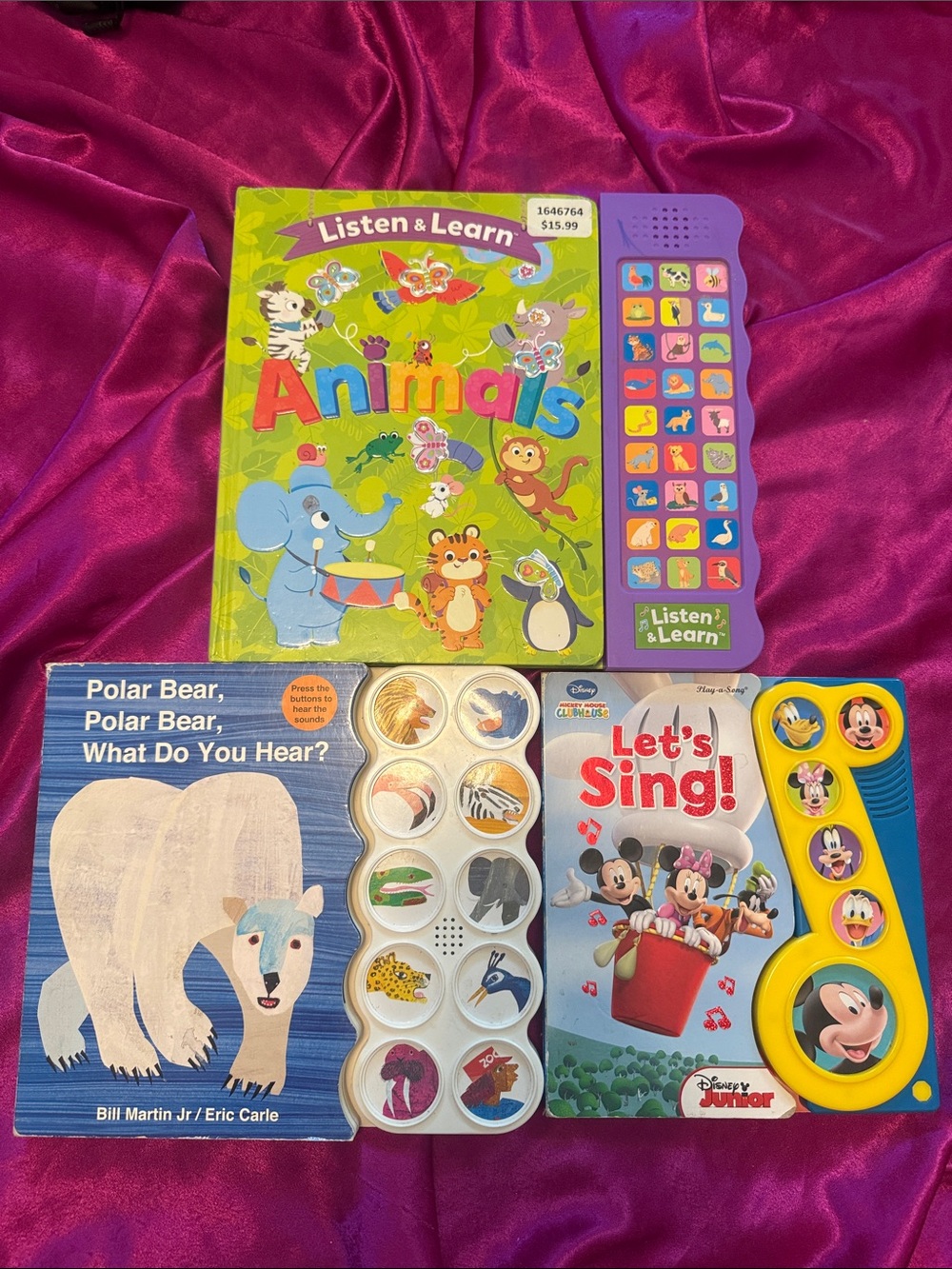 3 Animals Sound Book . Great condition